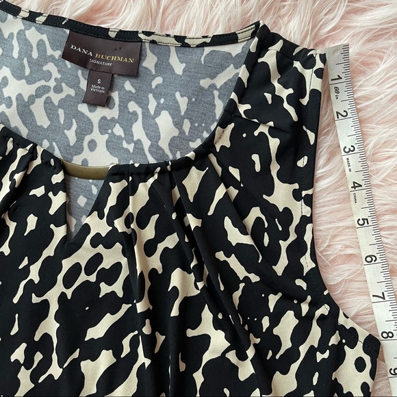 DANA BUCHMAN Signature Jersey Stretch Shift Dress Sleeveless - Size Small - Picture 9 of 11